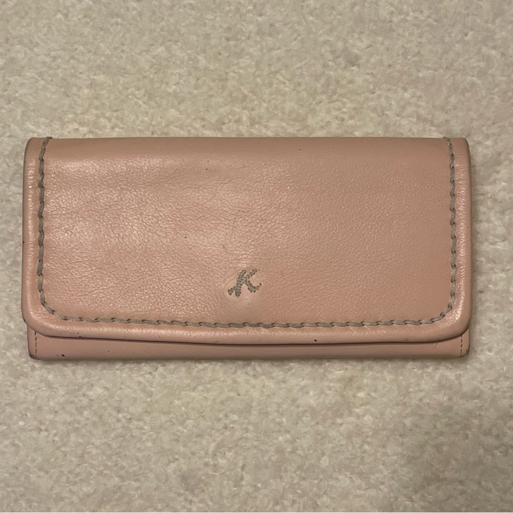 Kitamura Motomachi Pink Super Soft Leather Wallet